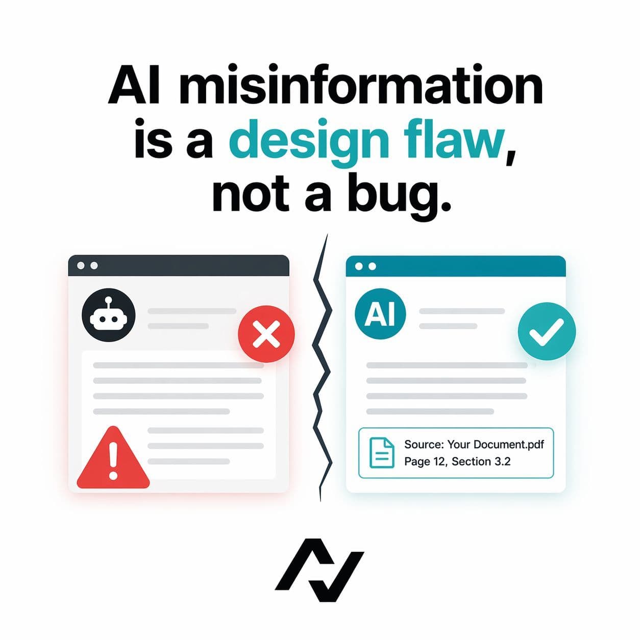 AI Misinformation Is Not a Bug It's a Design Flaw. Here's How to Fix It